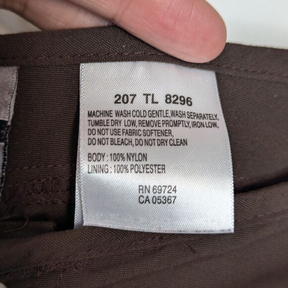 Columbia Titanium Hiking Straight Leg Adjustable Hem Pants Brown‎ 8 - Picture 8 of 8